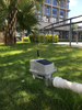 Controlador de riego paisajístico conectado 4G LoRa en un jardín islámico