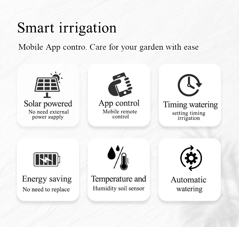 Temporizador de jardín inteligente wifi