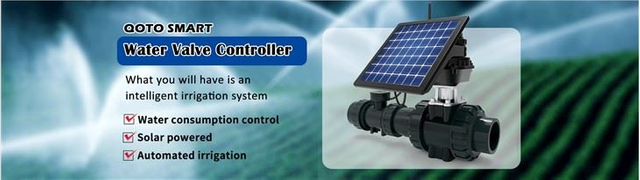 Controlador de riego inteligente con panel solar