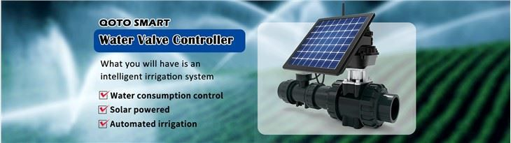 Controlador de riego inteligente con panel solar