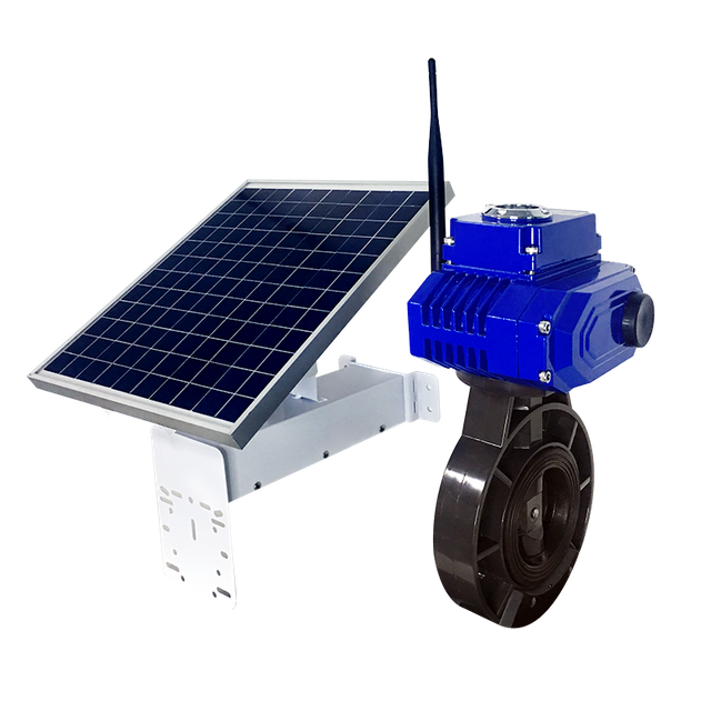 Sistema de control de riego de hogares con energía solar 4G