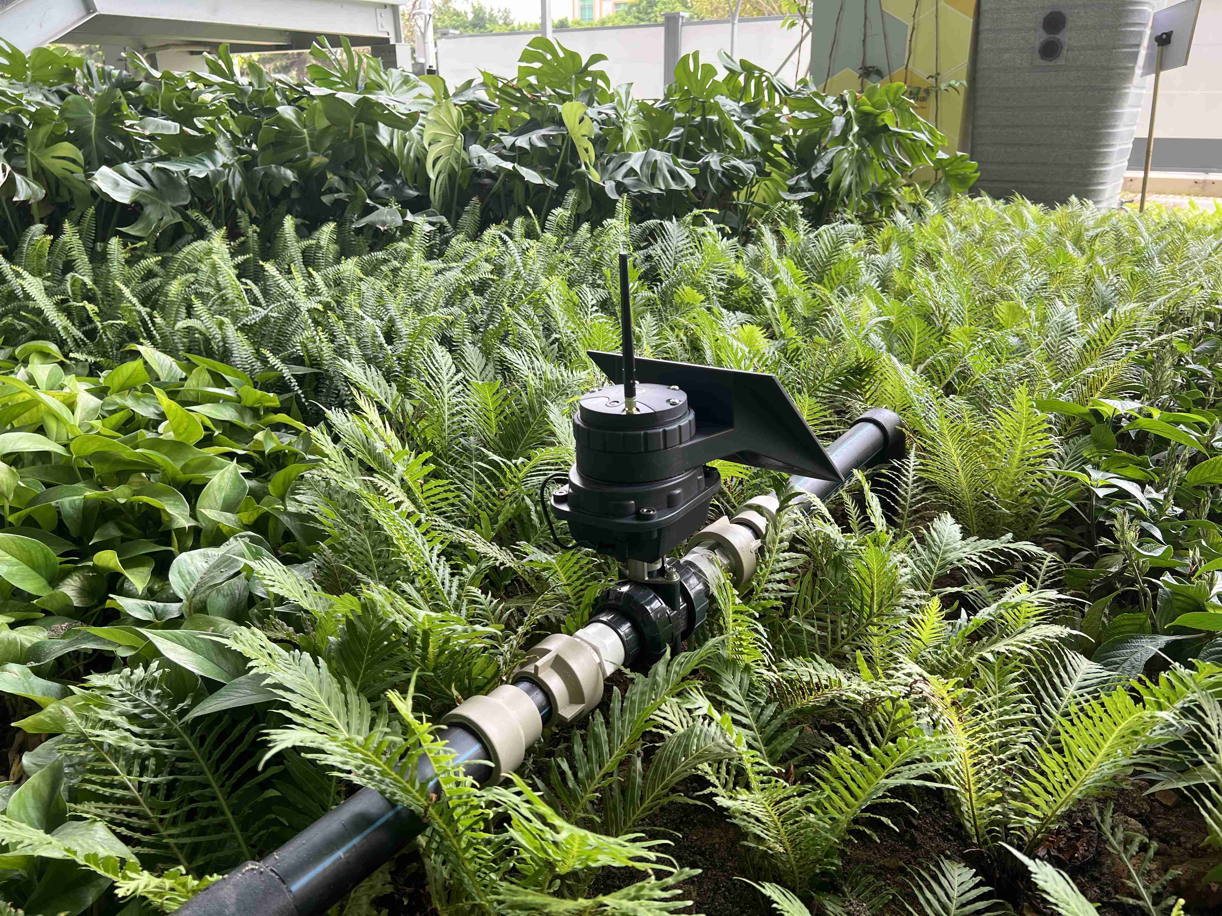 Controlador de flujo de agua de jardín con función GSM Lora de conexión inalámbrica a Internet 