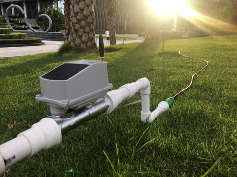 Controlador de riego inteligente inalámbrico LoRa para agricultura islámica