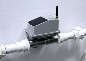 Controlador de válvula de agua inteligente automático de largo alcance Lora de 1/4 de milla con válvula de bola motorizada