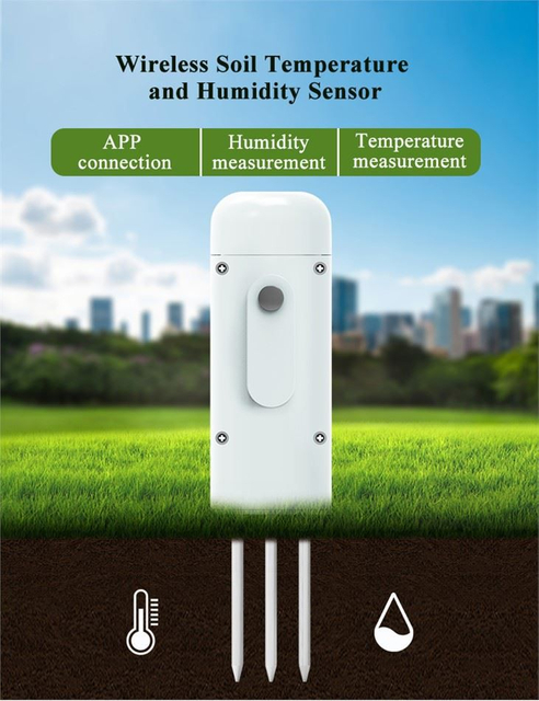 Sensor inalámbrico de temperatura y humedad del aire